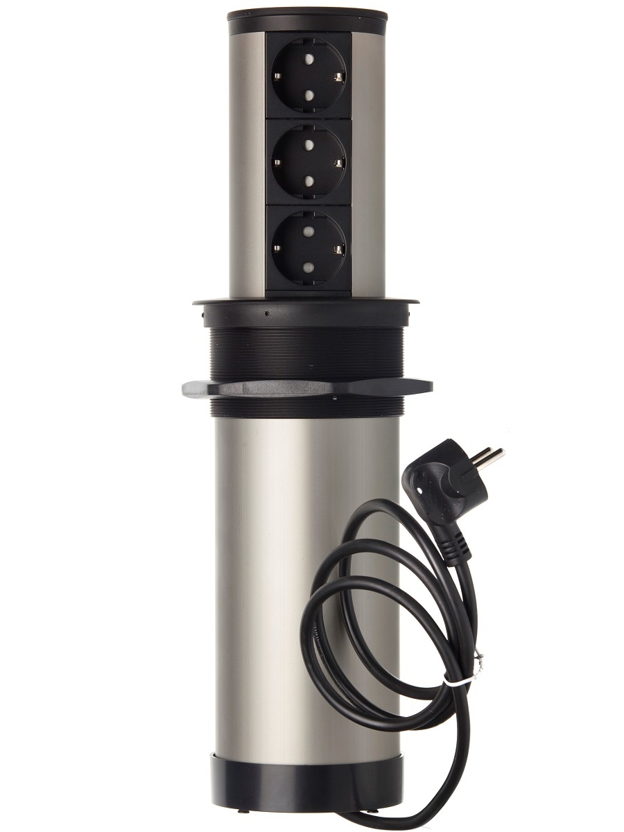 Блок электрических розеток Echo 12068 Black NAVAKO  - Вид №2