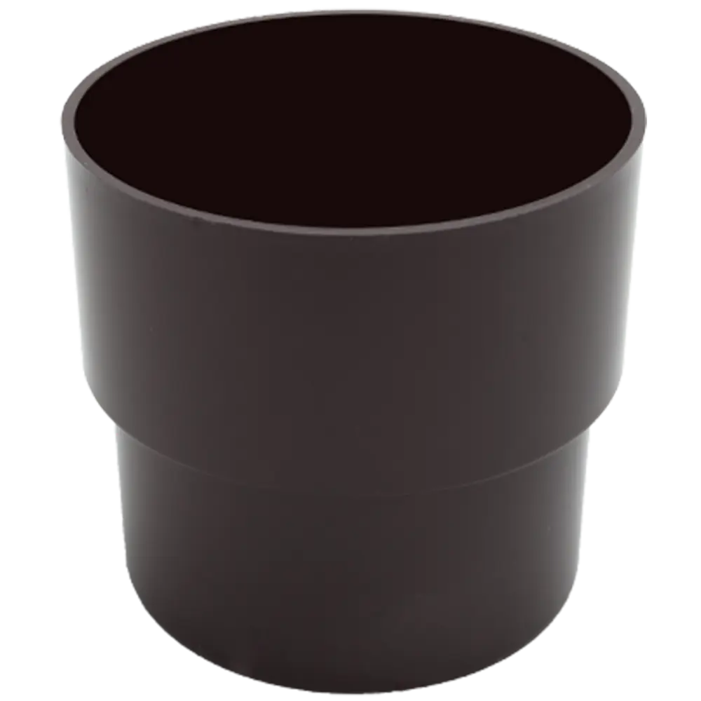 Соединитель труб Ø80 коричневый FINEBER STLM-2188978