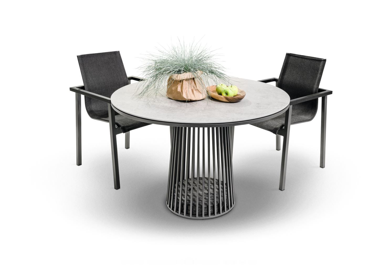 Круглый садовый стол HPL solpuri сетка ARCH-00019344 - Вид №1
