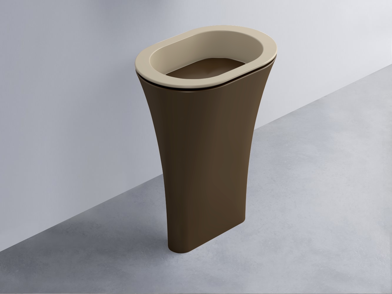 AMLA65-AV+AMPILO-CA+AMCOLO-CA Раковина Amedeo Ovale отдельностоящая cielo Enjoy + Amedeo Ceramica Cielo