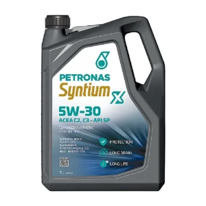 91989716 Моторное масло Petronas Syntium X синтетическое 5W30 5л STLM-1479429