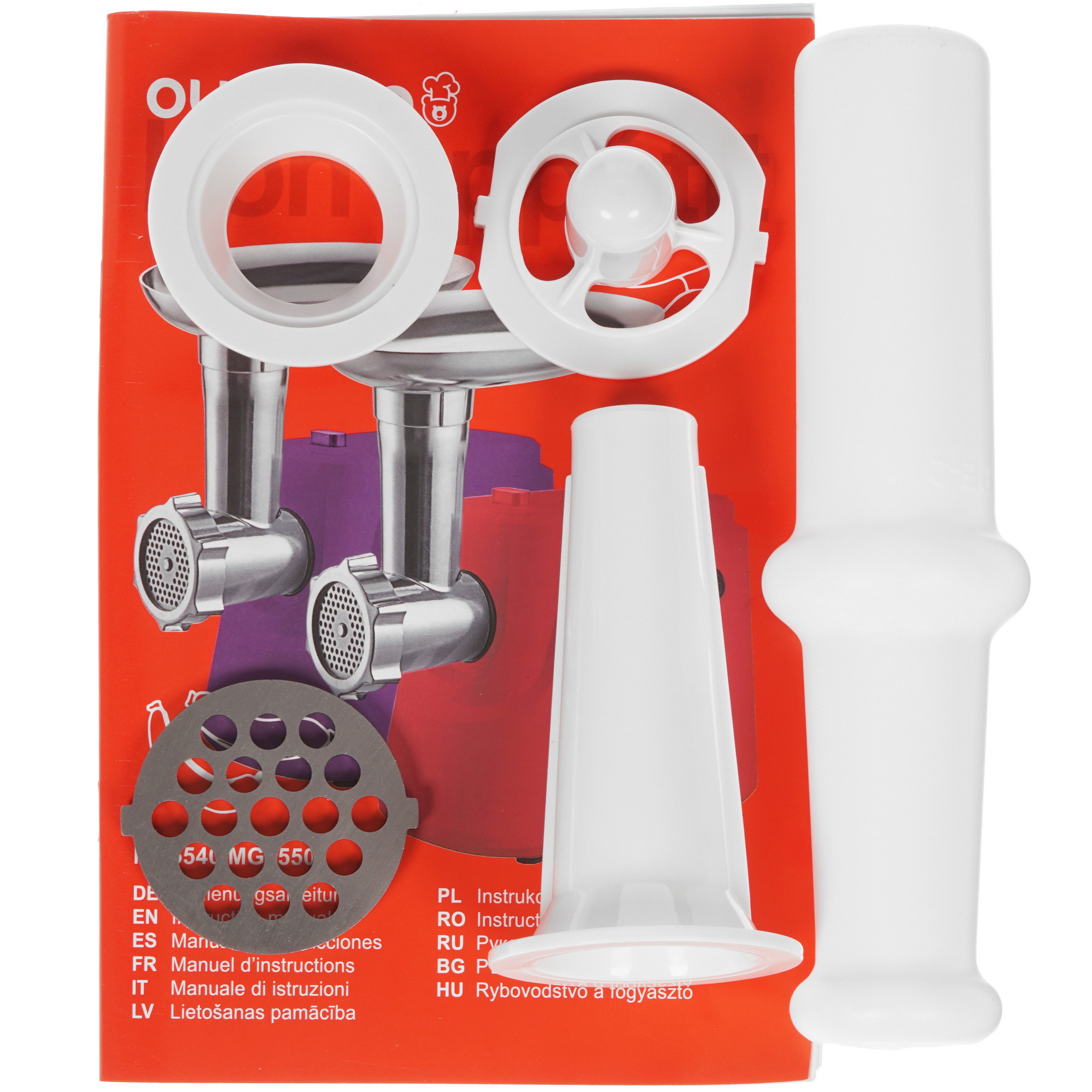 8167980 Мясорубка электрическая Oursson MG5550/SP фиолетовый STDN-0083120 - Вид №7