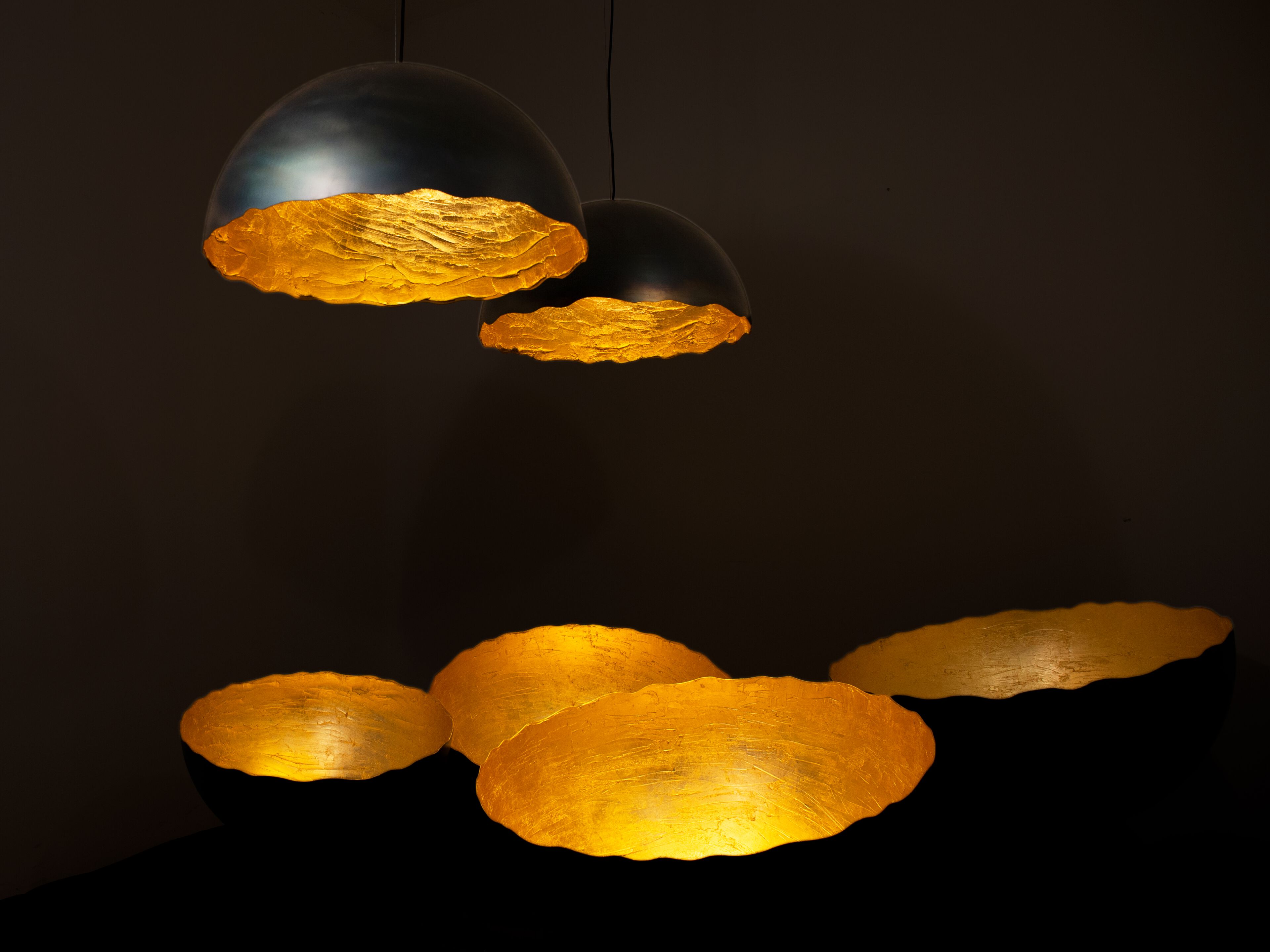 Латунный подвесной светильник BRG ILLUMINAZIONE купол ARCH-00134790 - Вид №1