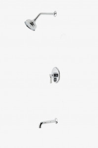 HGSP05 Душевая кабина Highgate с балансировкой давления, 5-дюймовая розетка для душа и излив для ванны Waterworks