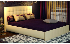 30613c Кровать Лорена 180*200 с ортопедом и подъемным механизнизмом, Boom cream Арника