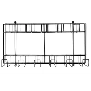 Вешалка для садового инструмента двойная 67x37.5x7 см сталь черный