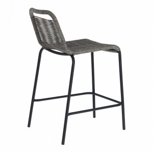 081780 Полубарный стул Glenville 62 см серый La Forma Lambton