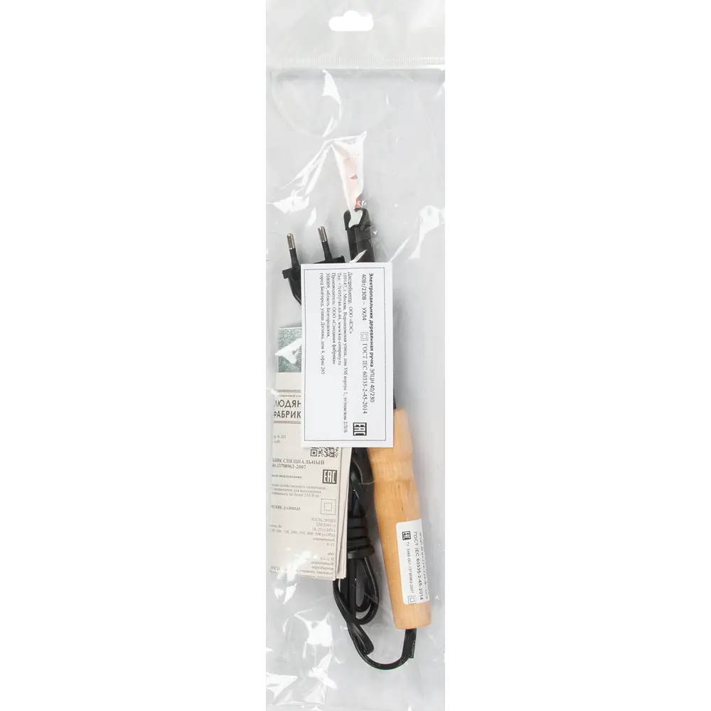 Паяльник 40 Вт 230 В с деревянной рукояткой Santreyd STLM-2094082 - Вид №3