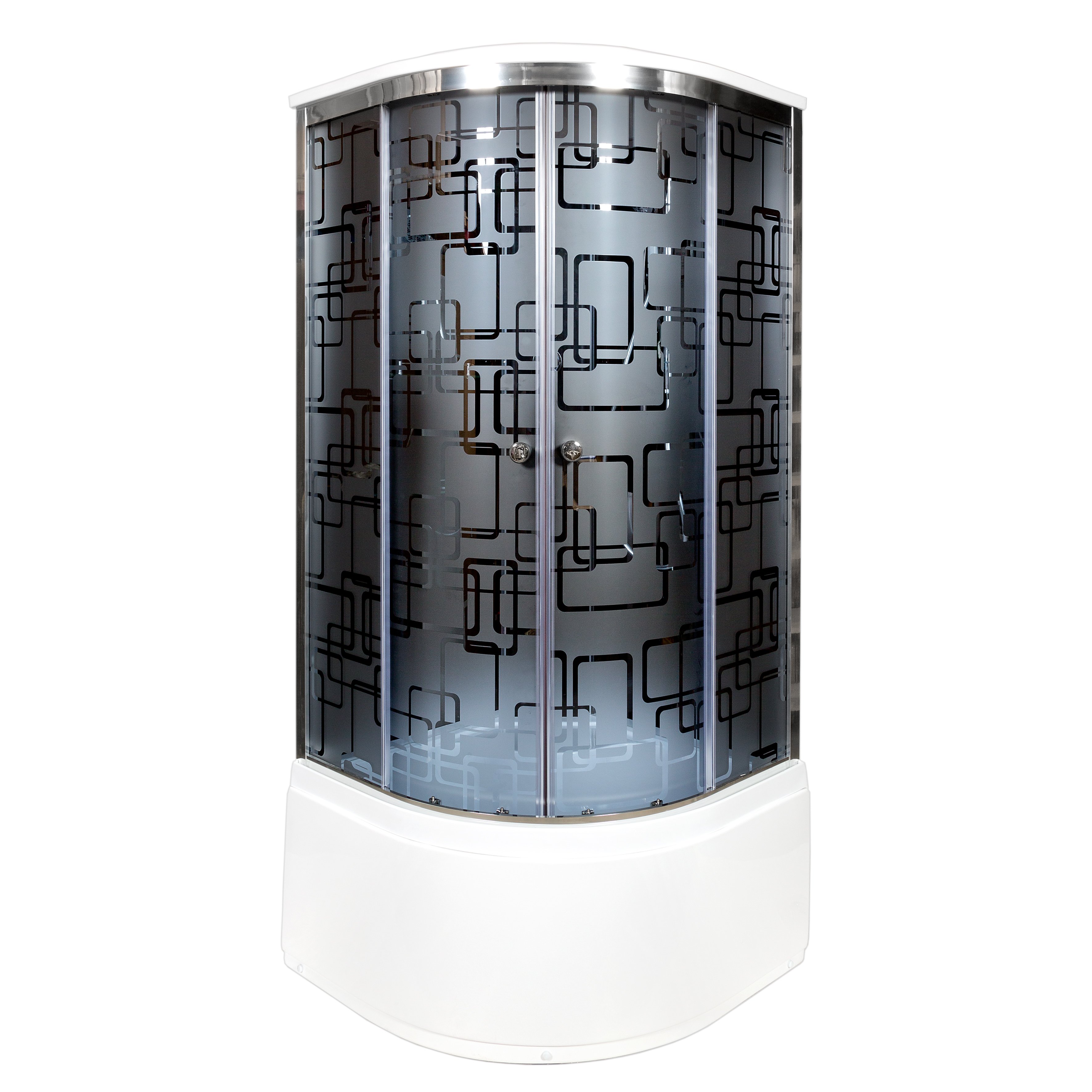 ЕМ1511 R LED Душевая кабина DETO Серия EM BМ4590 с электрикой BLACK - Вид №17