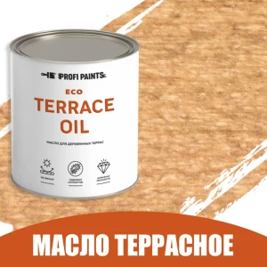 91314502 Масло для дерева износостойкое Profipaints Eco Terrace Oil 2.7 л Дуб STLM-0859016