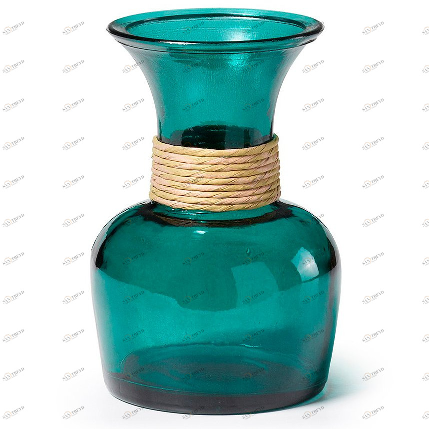 Ваза стеклянная зеленая Sharel от La Forma LA FORMA - 343111 Голубой 