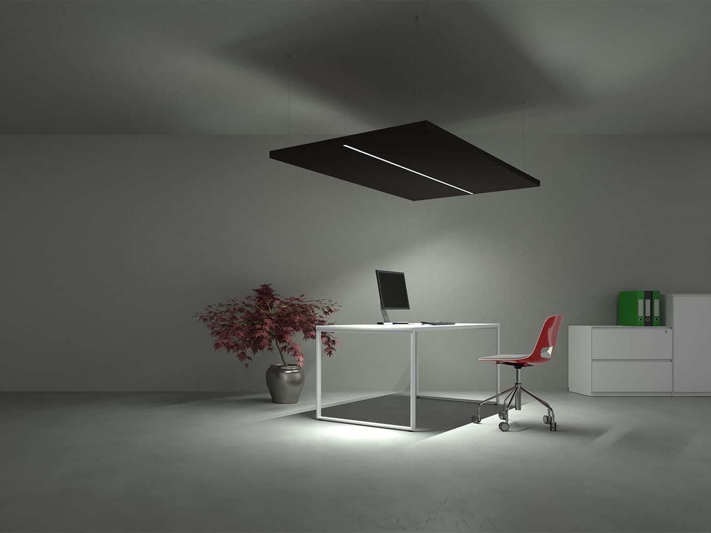 Подвесная акустическая панель со встроенным освещением Caruso Acoustic SILENTE ARCH-00050560 - Вид №2