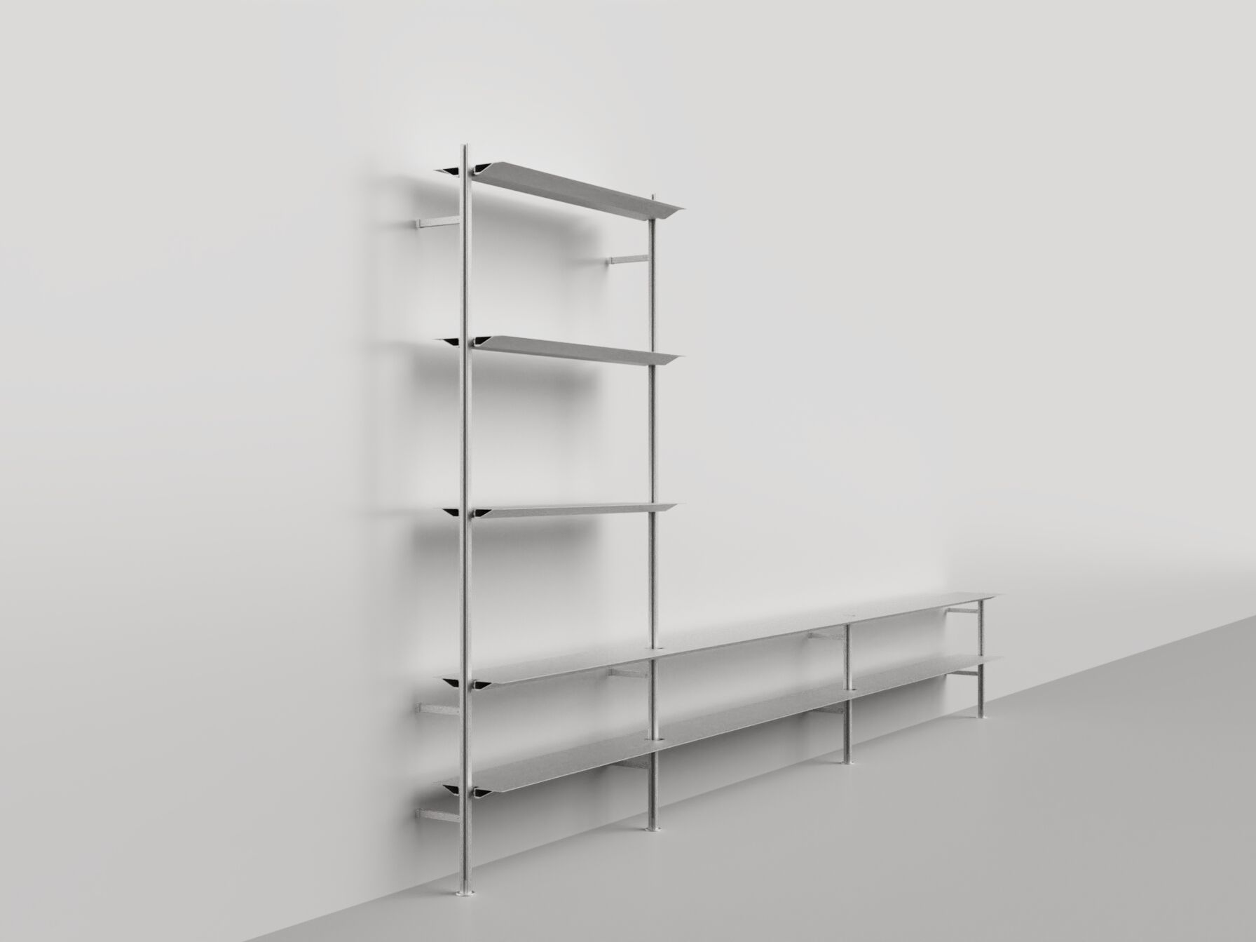 Алюминиевый настенный книжный шкаф BD Barcelona Aluminium ARCH-00134289 - Вид №46