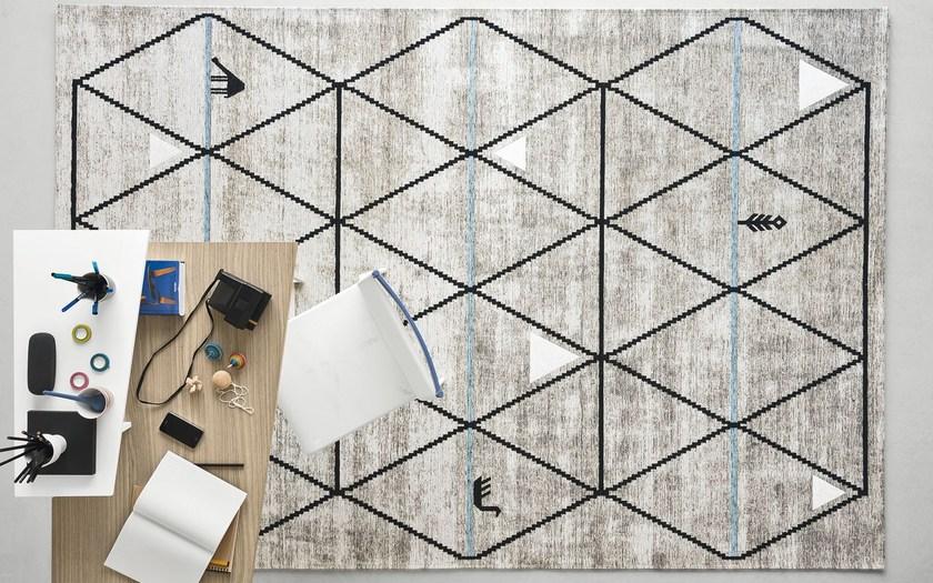 Calligaris Прямоугольный коврик с геометрическими мотивами  7181-b  - Вид №1