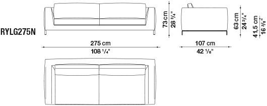B&B Italia Диван из ткани Ray sun-id-1483729 - Вид №9