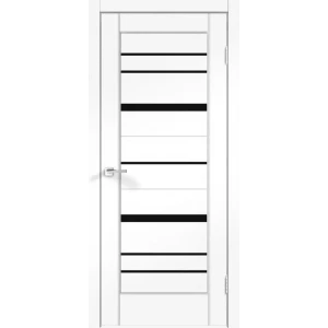 Дверь межкомнатная Premier 22 остекленная ПВХ ламинация ясень белый 80х200 см