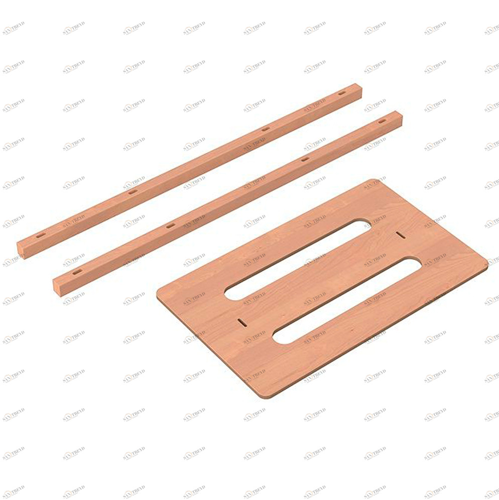 Удлинение для кроватки Bed 165 см натуральное ELLIPSE ELLIPSE BED 351628 Бежевый Santreyd 