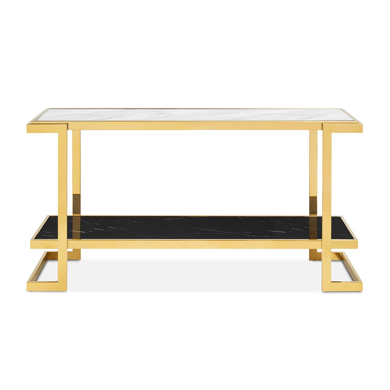 450286-93 ABHIKA CONSOLLE CROWNE MAR H56 150X40 BLACK/GOLD  - Вид №4