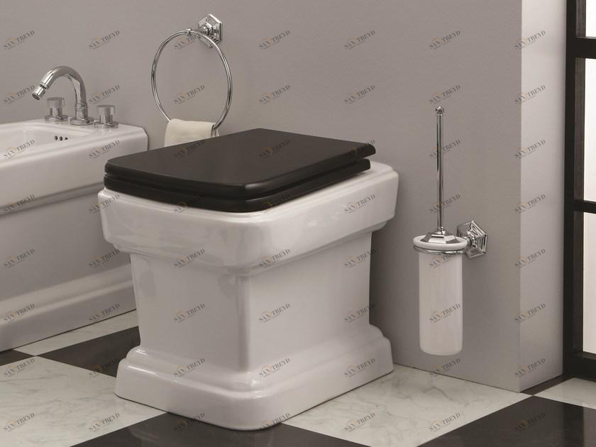 Приставной унитаз напольный Белый BLEU PROVENCE So fifties Италия sun-id-1413937