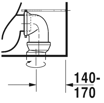 2170090000 Компакт унитаз с бачком Белый Duravit ME BY STARCK Германия - Вид №11