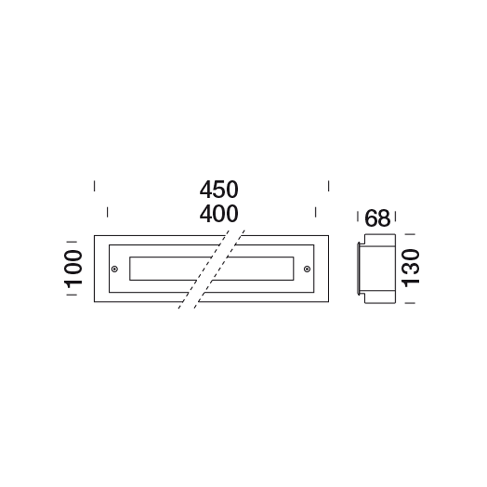 8496218 Встраиваемый в пешеходный пол Platek TETRA INCASSO 360  TETRA INCASSO 360 - 6 LED 3000K 40°  - Вид №2