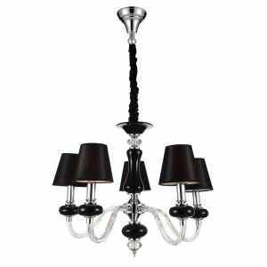 Люстра дизайнерская Hidden хром черная SL654.403.05 ST LUCE ДИЗАЙНЕРСКИЕ, LUME 057839 Черный