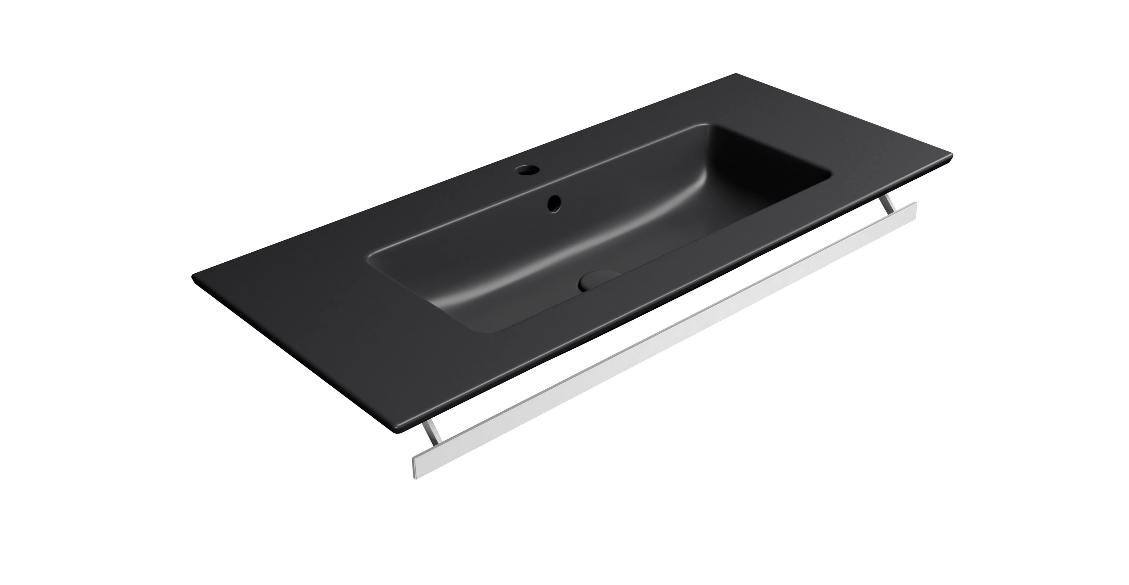 Прямоугольная раковина с держателем для полотенец GSI ceramica чистый ARCH-00079337 - Вид №2