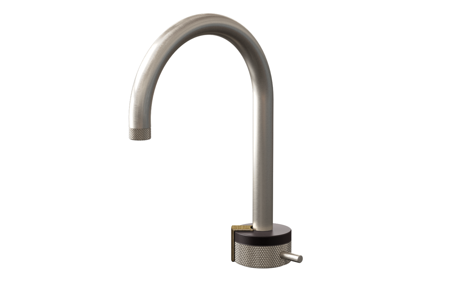 E-11502-R1GM-L2VBB-BNi Однорычажный прогрессивный смеситель для раковины - излив 16см GRAFF MOD+