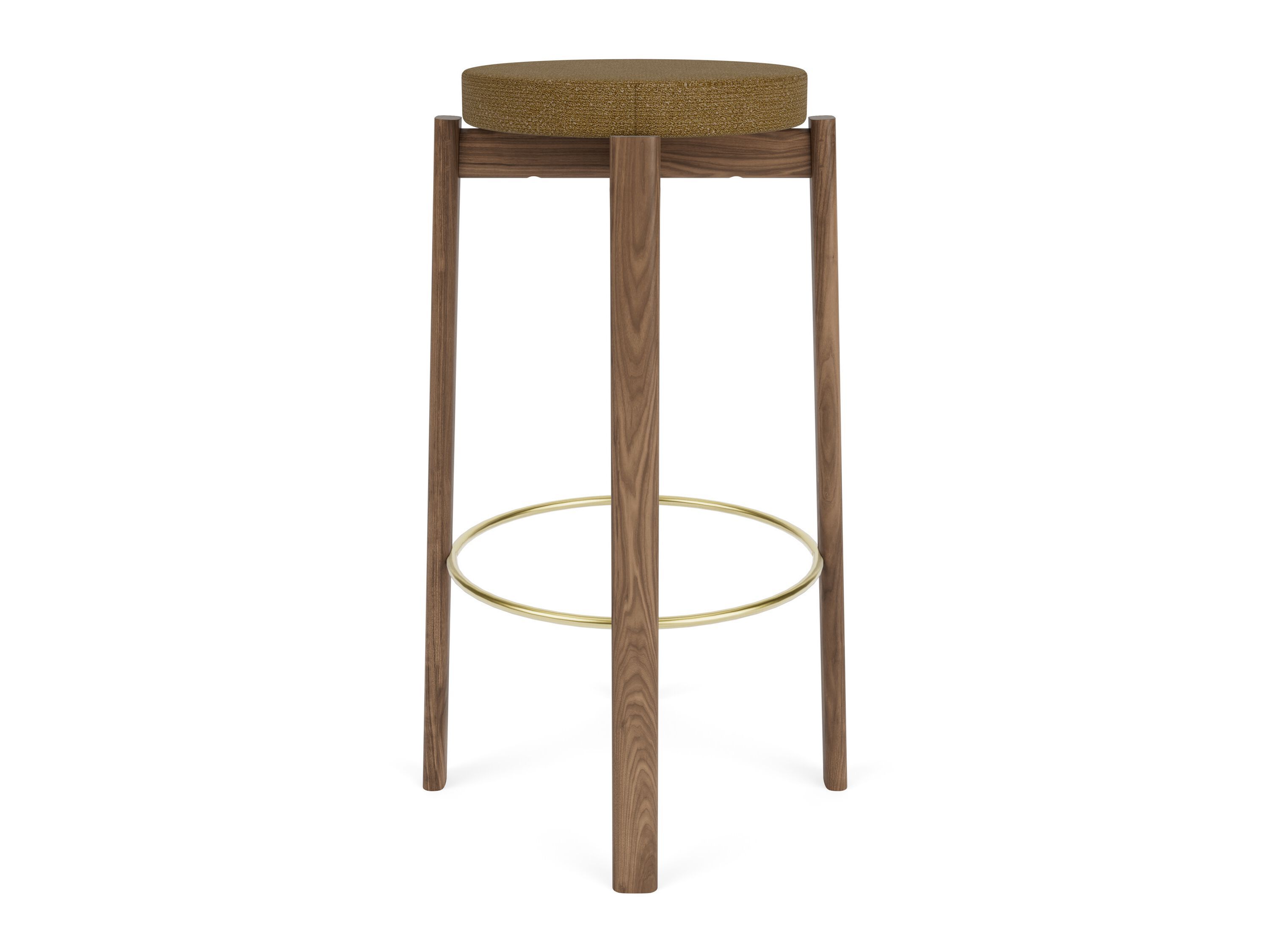 Высокий деревянный штабелируемый стул с мягким сиденьем Audo Copenhagen Passage ARCH-00140143 - Вид №1