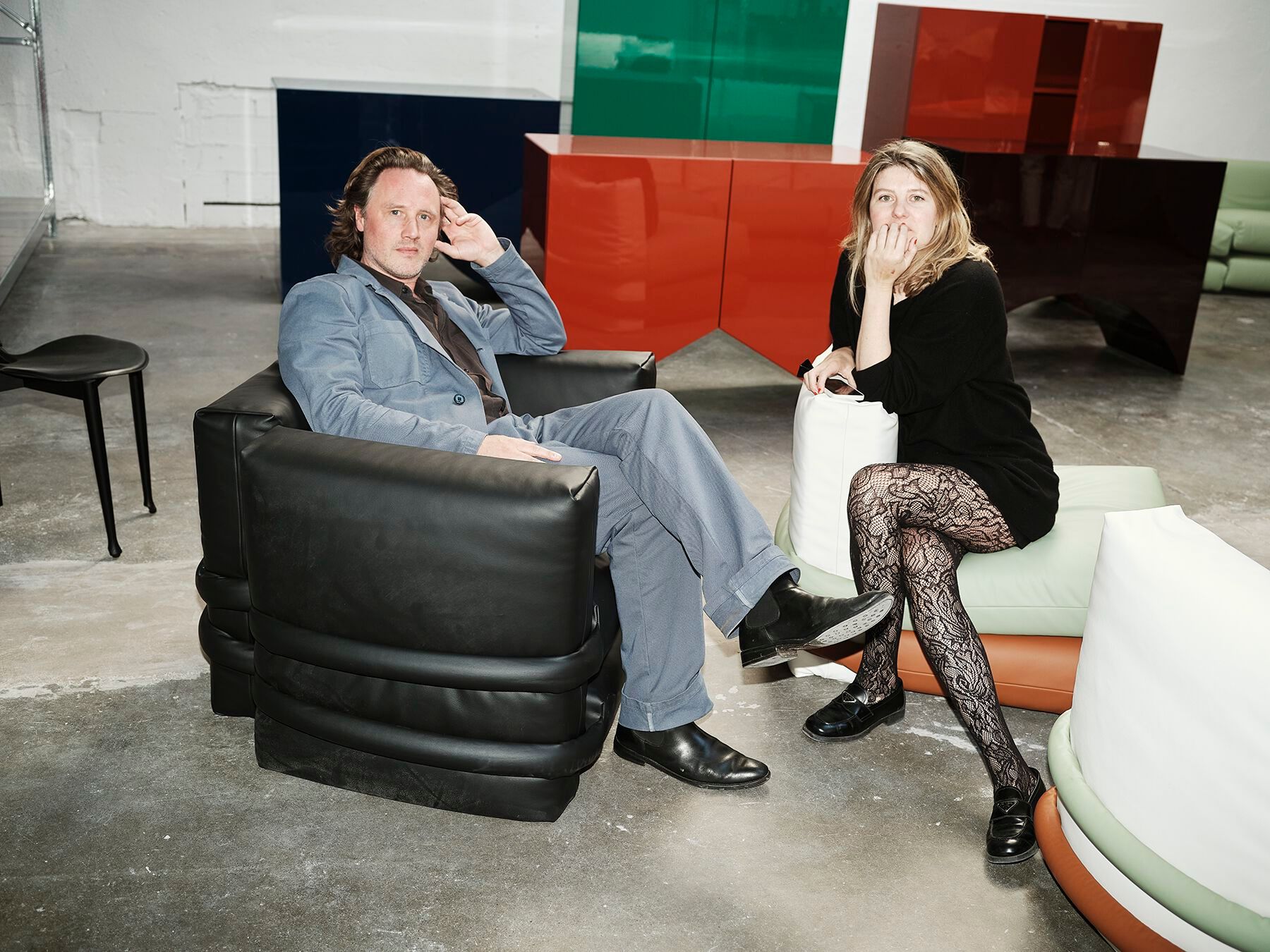 Модульный тканевый диван BD Barcelona PILLOW CANVAS ARCH-00079215 - Вид №40