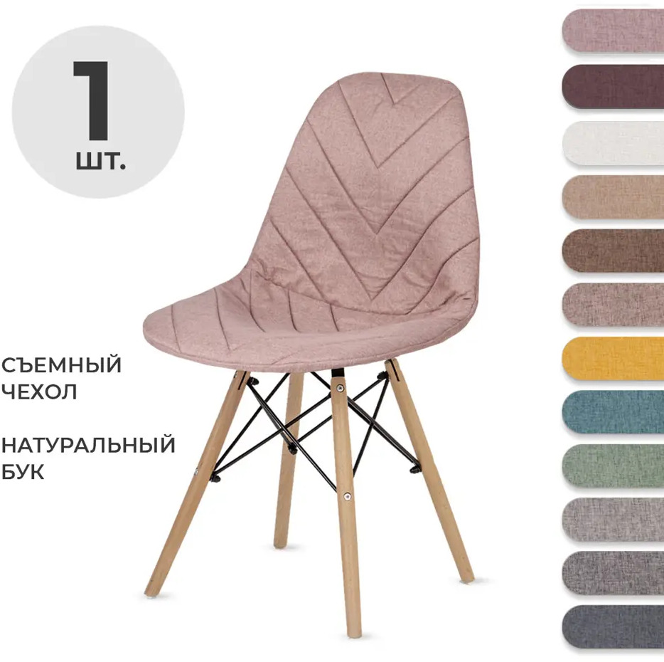 91542735 Кухонный стул PROtect 83x41x46 см ABS-пластик цвет розовый STLM-0869181