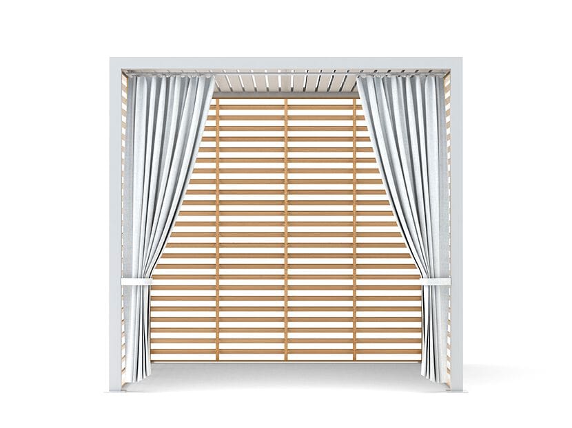 Беседка из алюминия и дерева Walters курорт ARCH-00052686