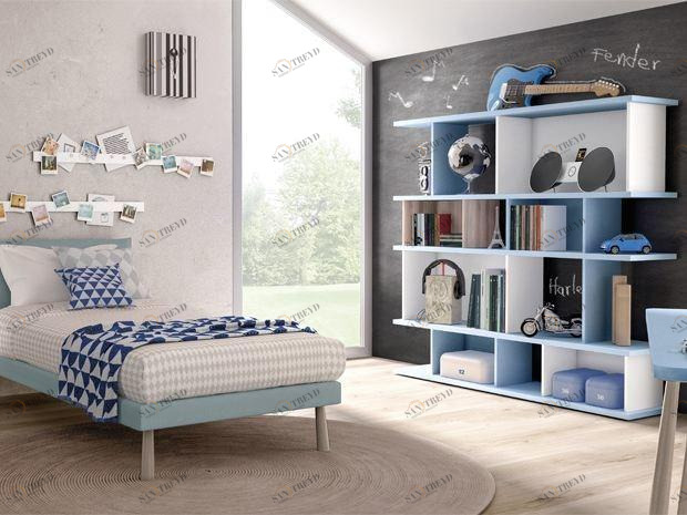 Zalf Самонесущий лакированный книжный шкаф Domino sun-id-1452899