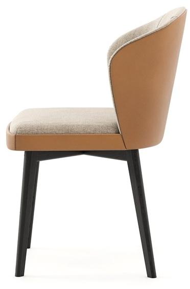 Laskasas Мягкое кресло из ткани и кожи Nelly Lk2424 - Вид №2