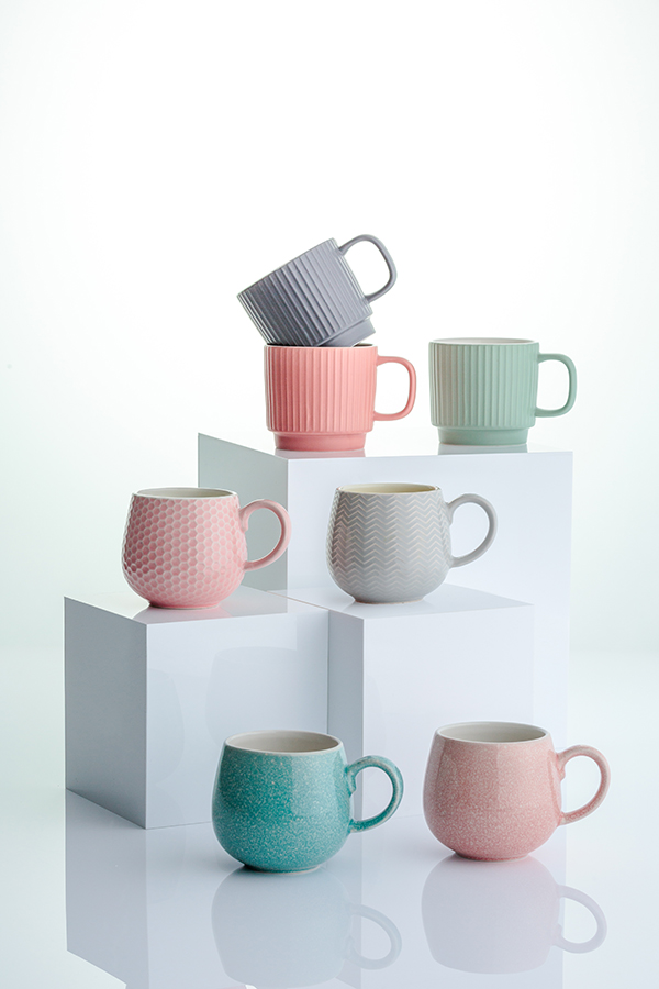 Чашка 355 мл коралловая Embossed MASON CASH EMBOSSED 00-3863578 Розовый  - Вид №3