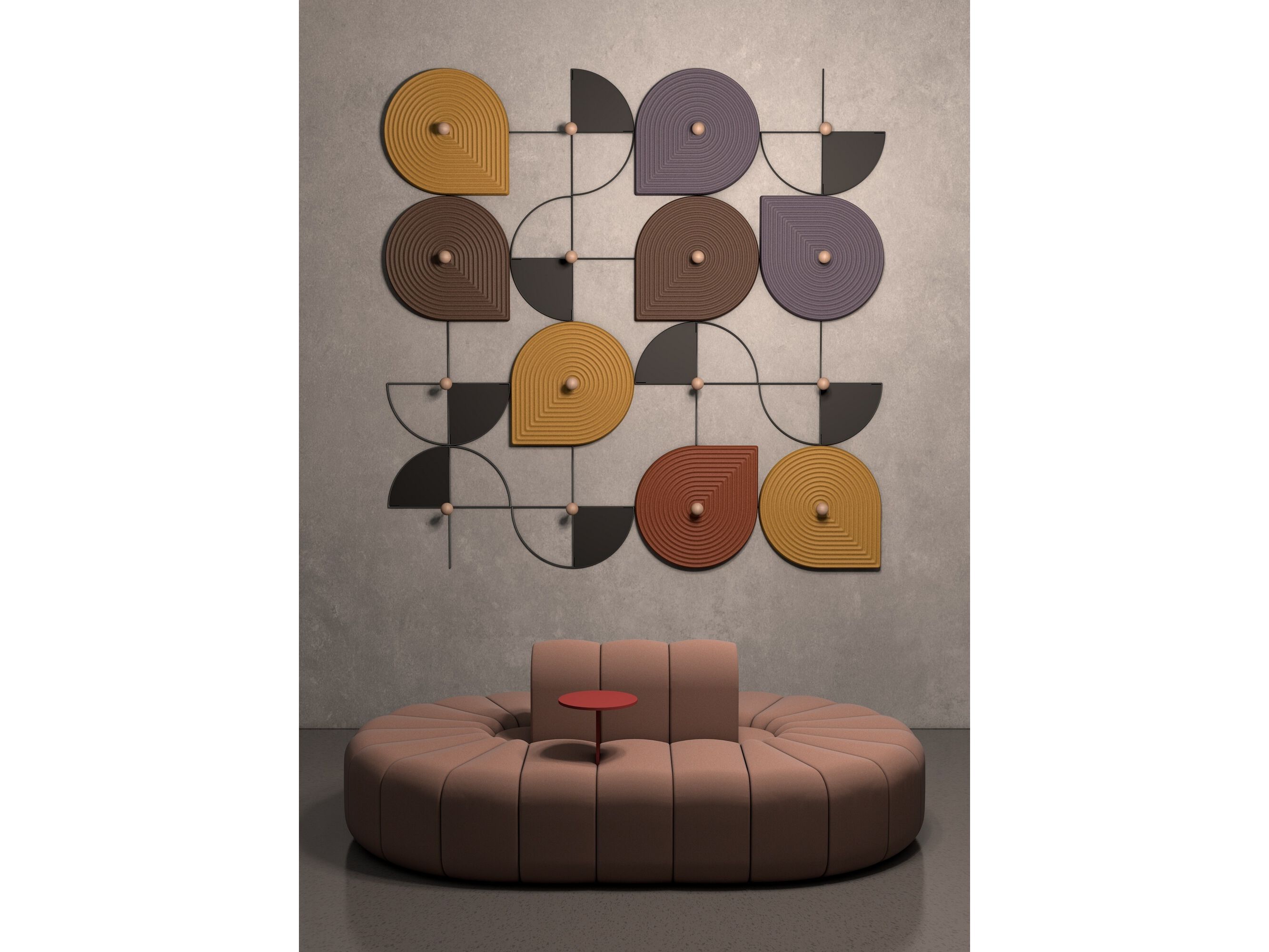 Акустическая панель / вешалка для одежды Bla Station DECOFUNC ARCH-00125544 - Вид №2