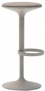 Andreu World Барный стул из алюминия с подставкой для ног Hula Bq2795