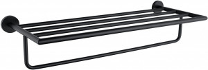 90745117 Полка для ванной 00265431 латунь цвет черный матовый Priority STLM-0365341 ALLEN BRAU