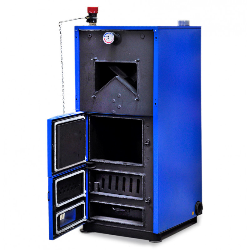 Твердотопливный водогрейный стальной котёл ZOTA Mix 31 MIX31 - Вид №3