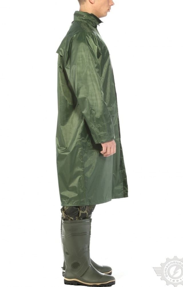 4957152 Плащ "Альбатрос ЛАЙТ" влагозащитный зеленый  Непромокаемая спецодежда  размер XXL  - Вид №6