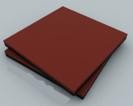 Резиновая плитка ecospline 500*500*16 мм EcoSpline