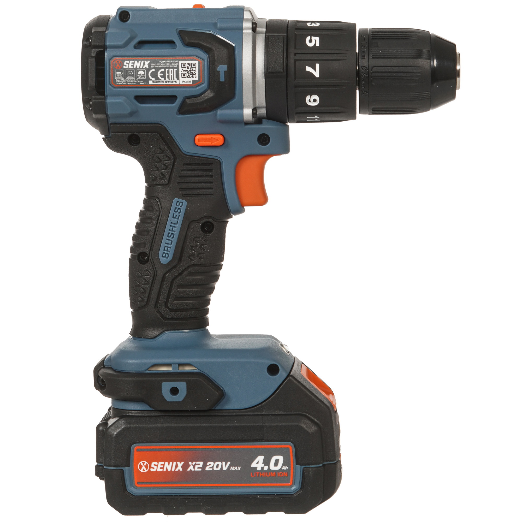 Дрель-шуруповерт SENIX PDHX2-M2-EU KIT Volt Max X2 9067913 STDN-0121954 - Вид №2