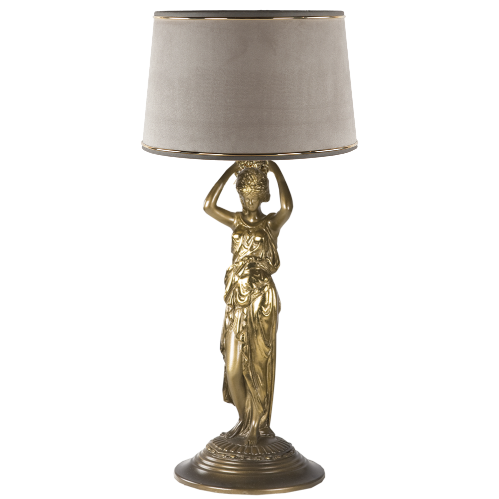 32074,34057 Настольная лампа Гречанка Тюссо Капучино BOGACHO 4627138210772, 4627138151112