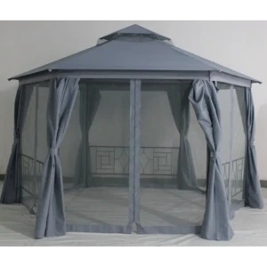 Набор для павильона «Антрацит»: штора, сетка, тент, цвет зелёный
