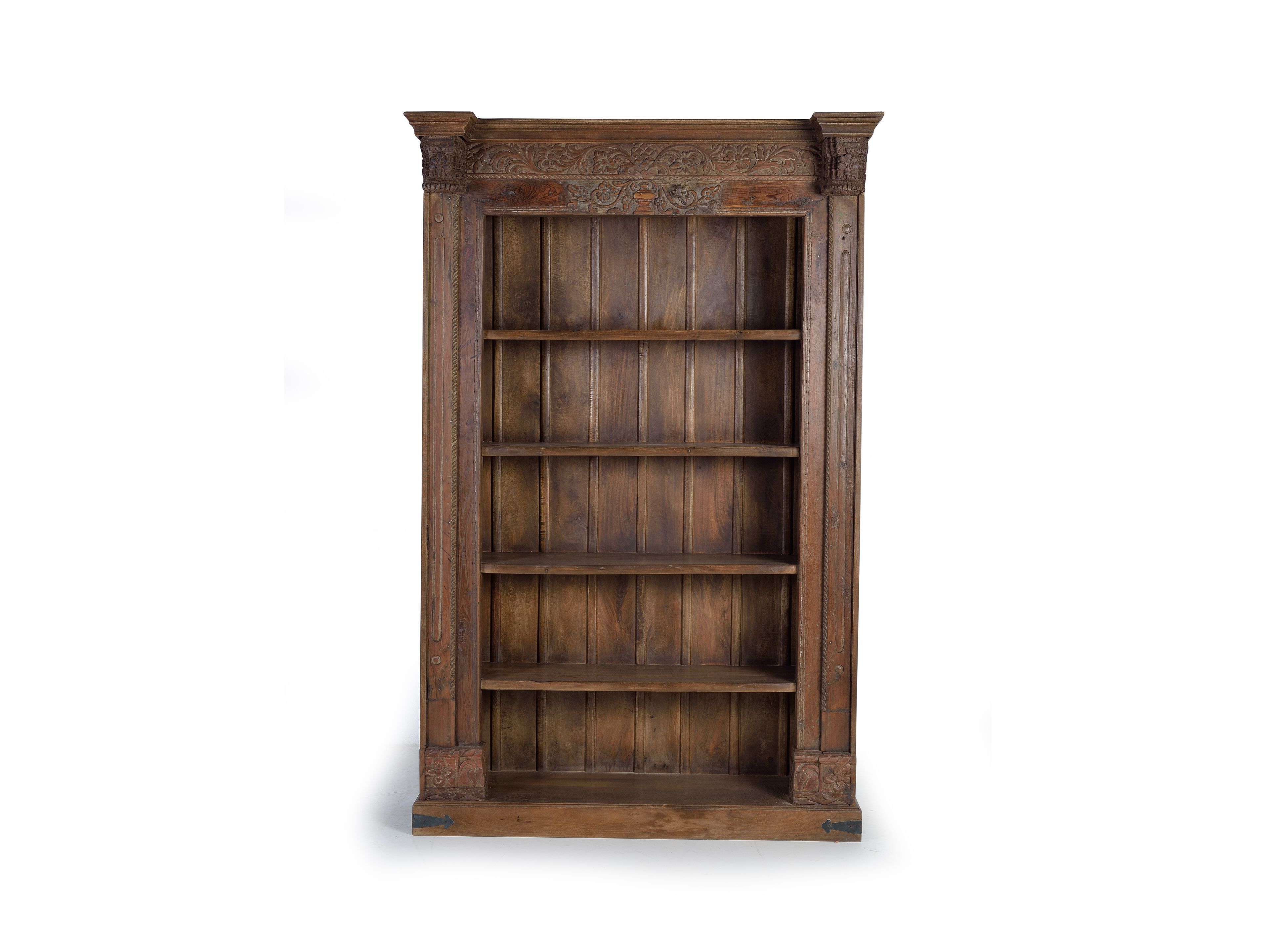 Отдельно стоящий книжный шкаф из манго Giner y Colomer 1432 ARCH-00039133