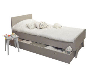 Односпальная кровать для хранения МДФ