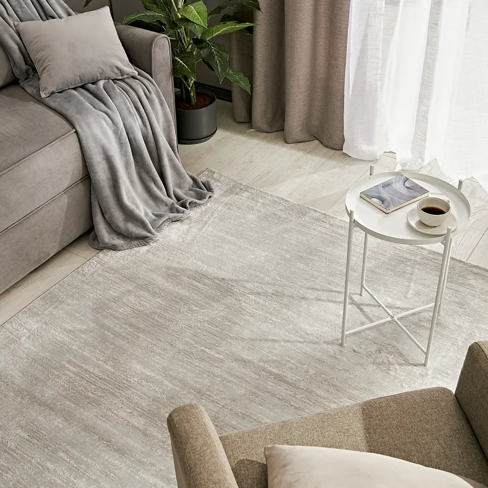 84860686 Ковер полиэстер Inspire Breeze 5905A 60x110 см цвет бежевый STLM-0056389