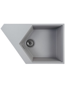 92704812 Кухонная мойка KitKraken River Grey K-775.7032 77.5х50, Матовый Серый Кварц STLM-0535113 KIT KRAKEN