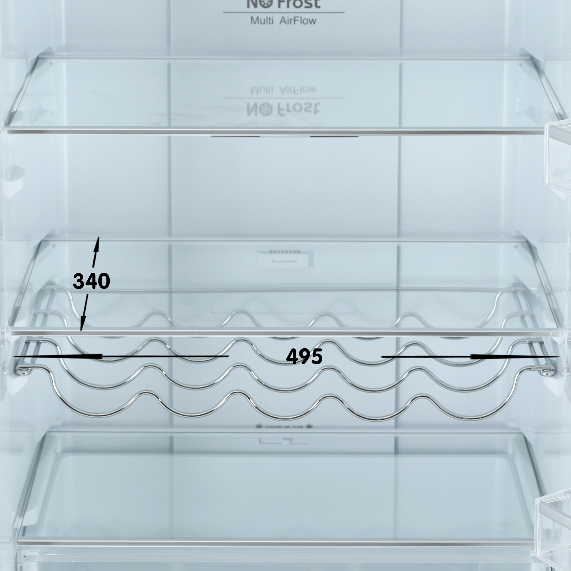 9136756 Холодильник с морозильником   DEXP RF-CN350DMG/S бежевый STDN-0124066 - Вид №8