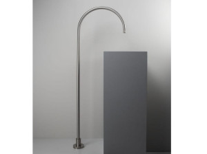 Напольная дозирующая насадка из нержавеющей стали для умывальника